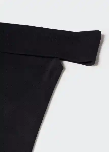 Camiseta Berta-H Negro Talla S Mujer Mango