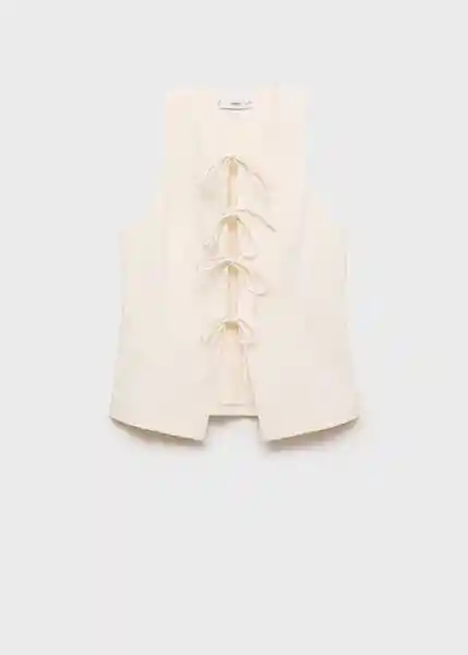 Top Ana Crudo Talla S Mujer Mango