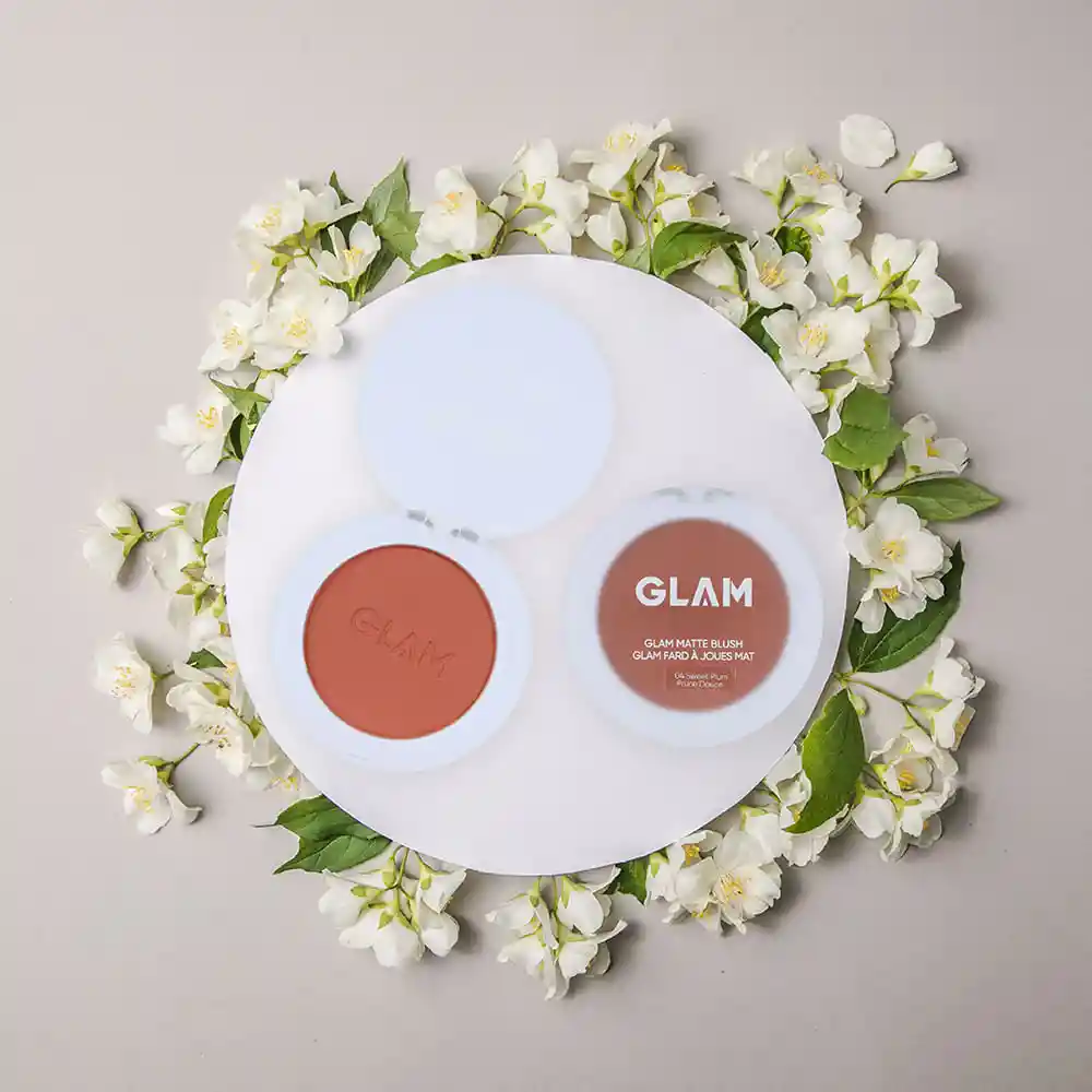 Rubor Glam Matte Sweet Plum 04 Miniso