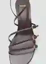 Sandalias Isa Chocolate Talla 39 Mujer Mango