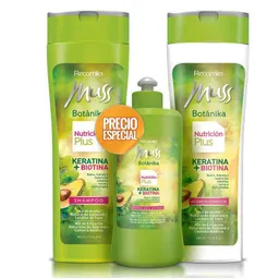 Muss Shampoo Acondicionador y Crema de Peinar Nutrición Plus