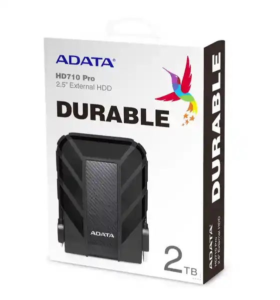 Adata Disco Duro Externo Anti Golpes 2 Tb Negro HD710P