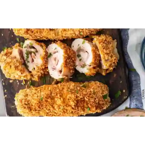 Gordon Blue Apanado + Papas Fritas