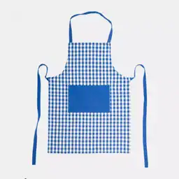 Expression Delantal Cuadrille Azul