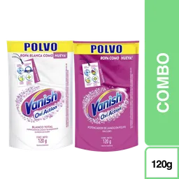 Combo Vanish Polvo Blanco y Rosa 120 g