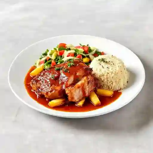 Lomo de Cerdo en Salsa Bbq