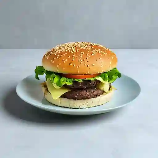 Hamburguesa Doble Carne Clásica