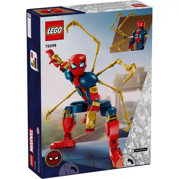 Lego Set de Construcción Figura Para Construir: Iron Spider-man