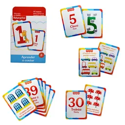   Fisher Price  Carta De Aprendizaje Numeros Number 