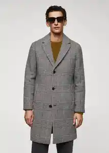 Abrigo Olan Negro Talla XL Hombre Mango