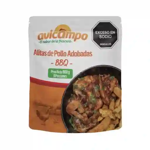 Avicampo Alitas de Pollo Adobadas BBQ