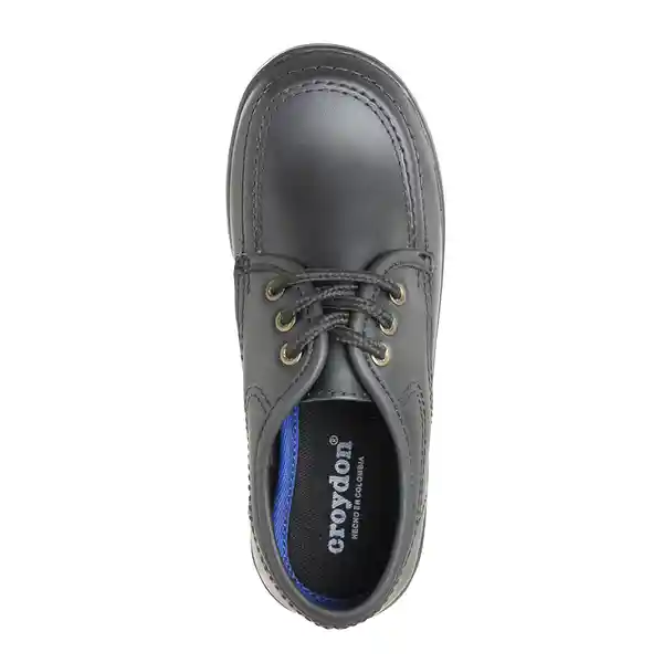Croydon Zapatos Escolares Bachiller Hombre Negro Talla 37