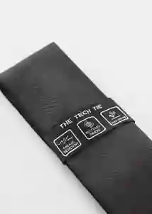 Corbata Basic7 Negro Talla 99 Hombre Mango