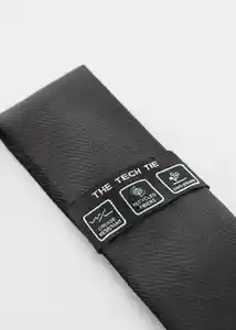 Corbata Basic7 Negro Talla 99 Hombre Mango
