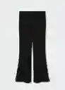 Pantalón Coti Negro Talla 24 Mujer Mango