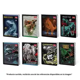 Scribe Cuaderno Jurassic World Cuadriculado Cosido