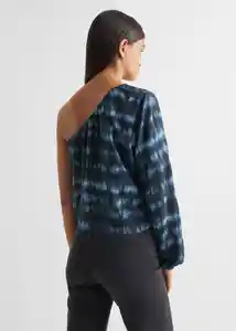 Blusa Dark Dye Azul Talla 18 Teen Niñas Mango