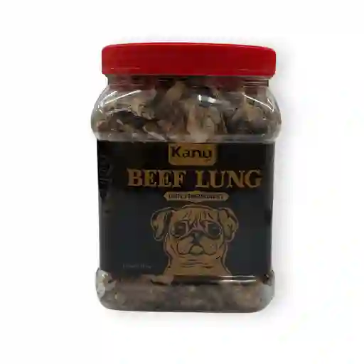 Kanu Pet Pulmón De Cerdo Deshidratado Para Perros Frasco