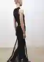 Vestido Guinea Negro Talla S Mujer Mango