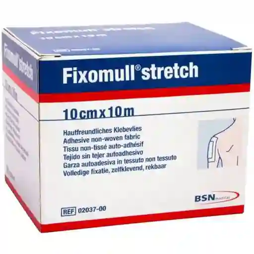 Fixomull Stretch Gasa Adhesiva Rollo 10 cm x 10 m REF 02037-00