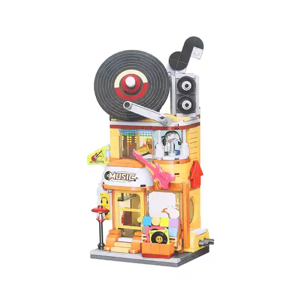 Bloque de Construcción Tienda de Instrumentos Musicales Miniso