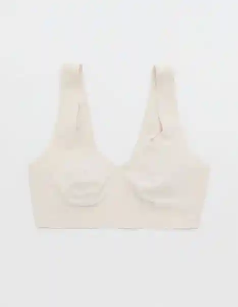 Top Bralette Aerie Beige Talla LARGE 3772172 American Eagle