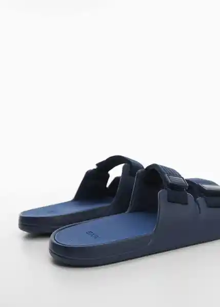 Chanclas Biorubne Navy Talla 43 Hombre Mango