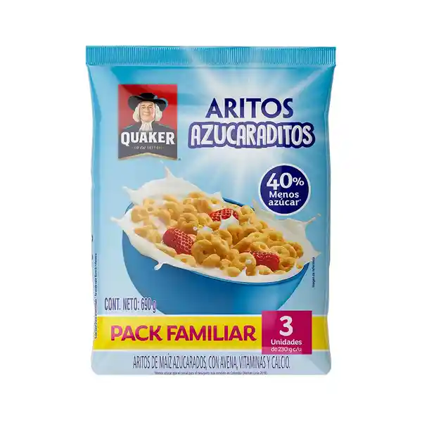 Quaker Cereal Aritos Azucaraditos