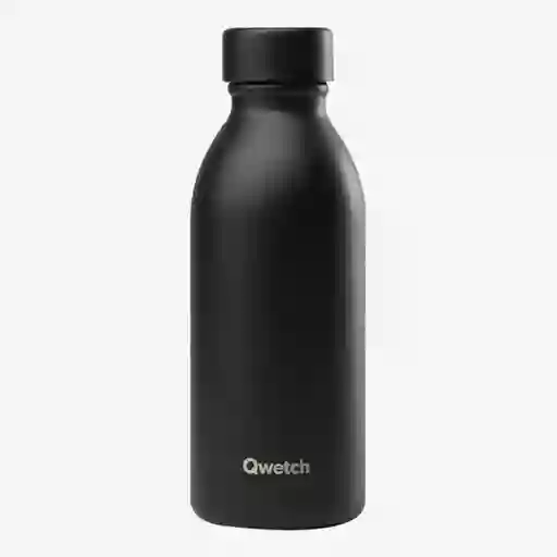 Qwetch Botella Isotérmica Icon Negro Mate 500 mL