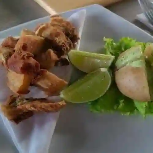 Chicharrones con Papa