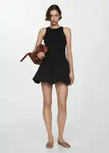 Vestido Nuba Negro Talla S Mujer Mango