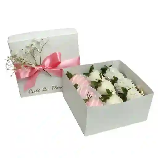 Caja 9 Fresas Rosadas