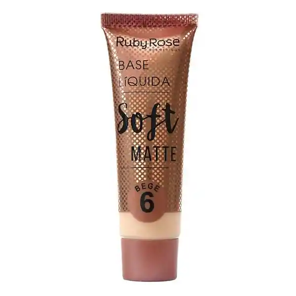  RUBY ROSE Base Liquida Soft Matte #6 