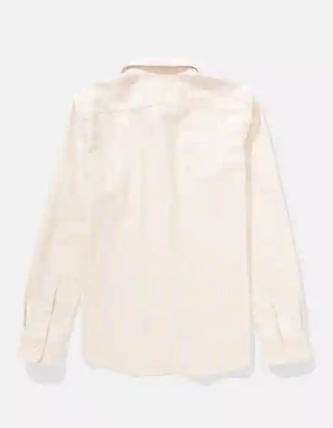 Camisa Hombre Beige Talla: MEDIUM 2830212 American Eagle