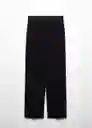 Pantalón Vbcandem Negro Talla 34 Mujer Mango