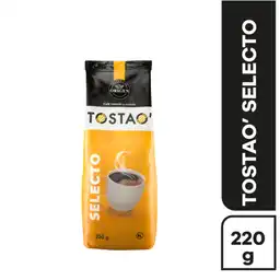 Tostao Café Supremo Tostado y Molido 220 g