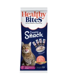 Healthy Bites Snack Cremoso Para Gato Sabor Salmón