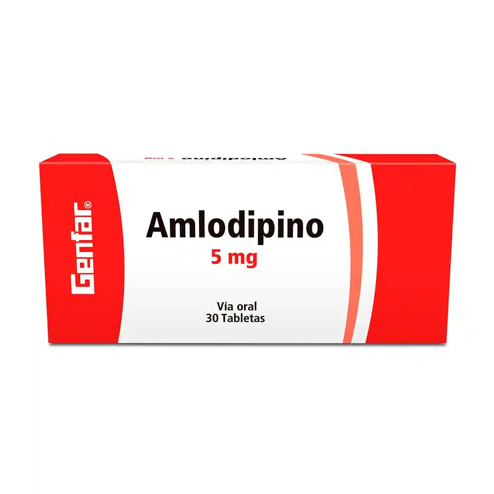 Genfar Amlodipino 5 Mg X 30 Tabletas -