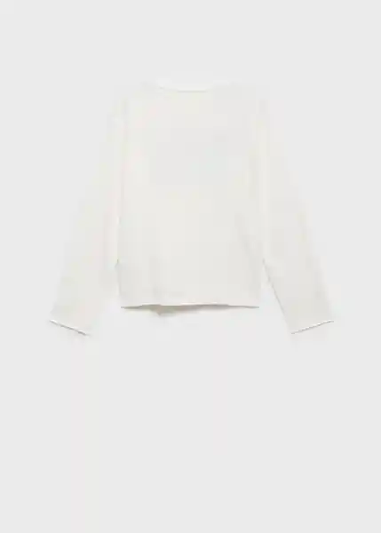 Camiseta Gira Off White Talla 14 Niños Mango
