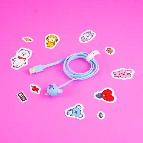 Cable de Carga y Datos 8Pin Serie Bt21 Koya Miniso