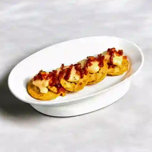 Patacón con Queso Costeño y Hogao