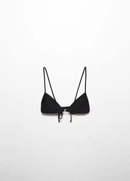 Top Bikini Mel Mujer Negro Talla L Mango