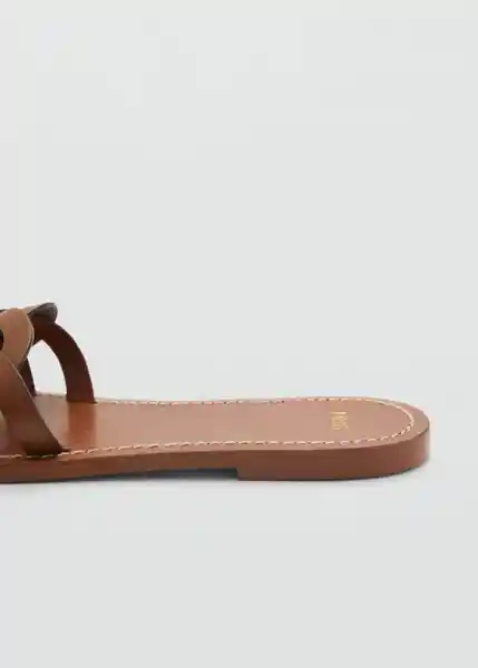 Sandalias Nudi Cuero Talla 38 Mujer Mango