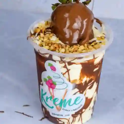Fresas con Crema y Chocolate 9 Oz