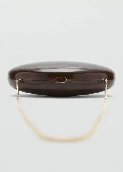 Bolso P Monada Chocolate Talla 99 Mujer Mango