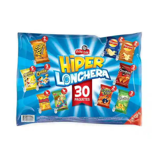 Frito Lay Pasaboca Hiper Lonchera Surtido