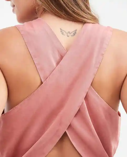 Camiseta Vest Crossback Rosa Libélula Medio Talla M Chevignon