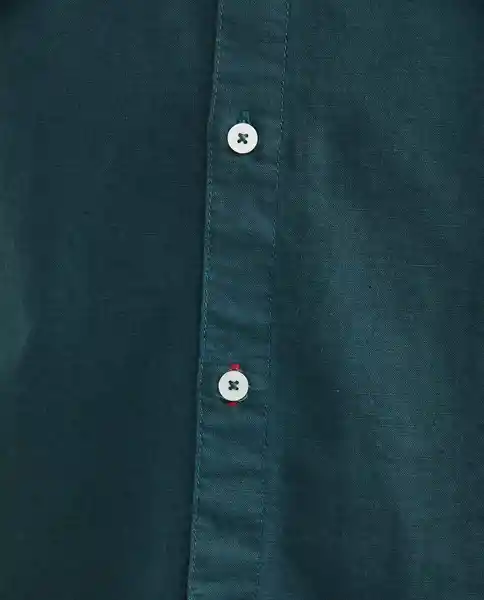 Camiseta Linen With Duck Verde Nafta Ultra Oscuro M Chevignon