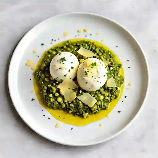 Pesto y burrata