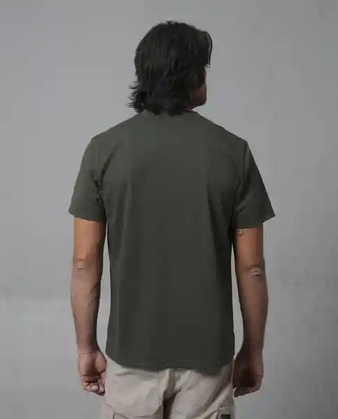 Camiseta Hombre Verde Talla XL 109G104_VER190419 Rifle